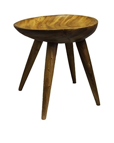 Asian Loft Teak Wood Helm Stool