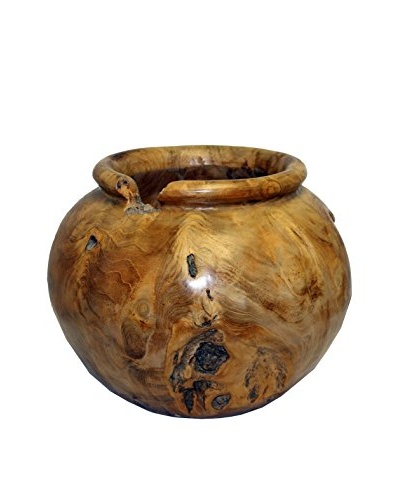 Asian Loft Teak Root Vase, Natural