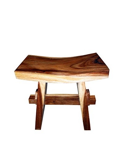 Asian Loft Teak Wood Sushi Stool, Natural