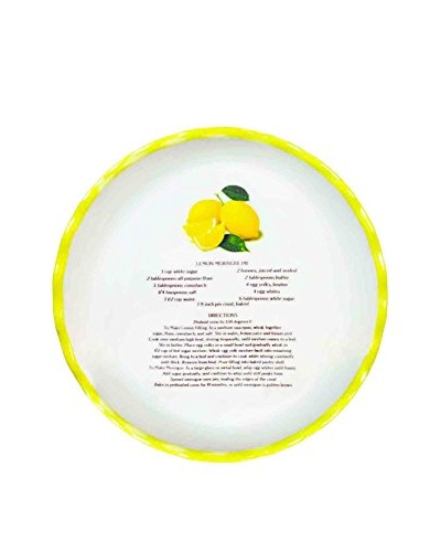 Aunt Beth’s Cookie Keepers Lemon Meringue Pie Plate