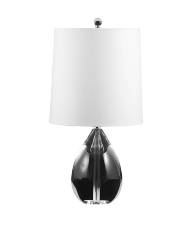 Aurora Lighting Crystal Teardrop Table Lamp