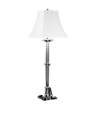 Aurora Lighting Square Crystal Table Lamp