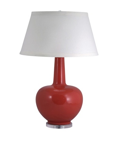 Aurora Lighting Porcelain Urn Table Lamp [Coral]