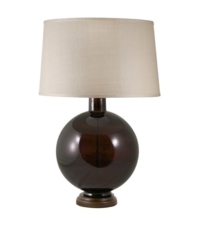 Aurora Lighting Recycled Glass Orb Table Lamp [Mocha]