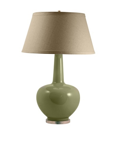 Aurora Lighting Porcelain Urn Table Lamp [Green]