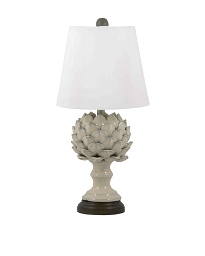 Aurora Lighting Ceramic Artichoke Table Lamp [Cream]