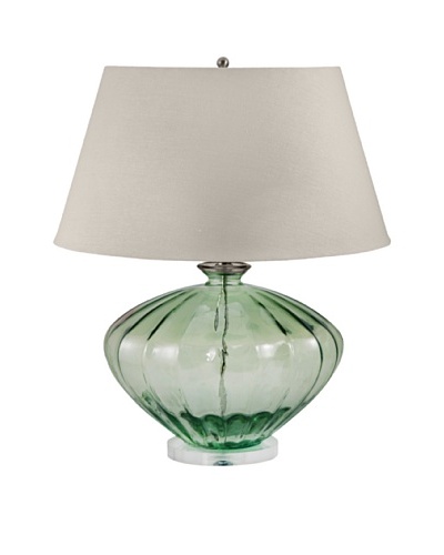 Aurora Lighting Recycled Glass Melon Table Lamp [Green]