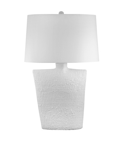 Aurora Lighting Oval Bisque Ceramic Lamp