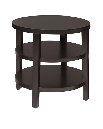 Avenue 6 Merge End Table, Espresso