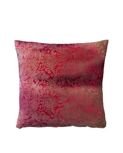 Aviva Stanoff Boho Velvet Pillow, Berry