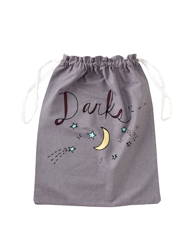 Aviva Stanoff Darks with Moon Laundry Bag, Gray/Black
