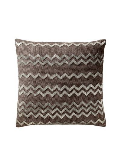 Aviva Stanoff Herringbone Pillow, Brown