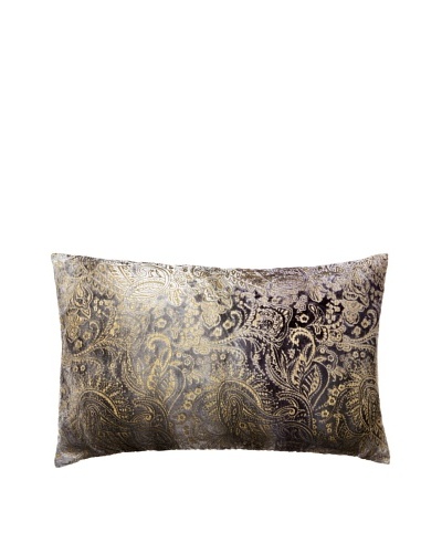 Aviva Stanoff Boho Velvet Pillow, Anthracite