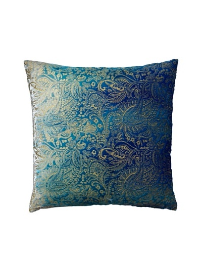 Aviva Stanoff Boho Velvet Pillow, Peacock