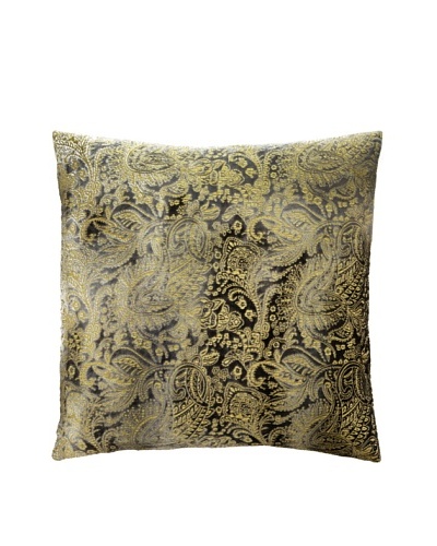 Aviva Stanoff Boho Velvet Pillow, Anthracite