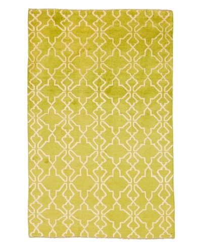 Azra Imports Vogue Rug, Green/Ivory, 3' 9 x 6' 8