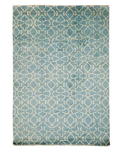 Azra Imports Vogue Rug, Blue/Ivory, 8' 1 x 5' 6