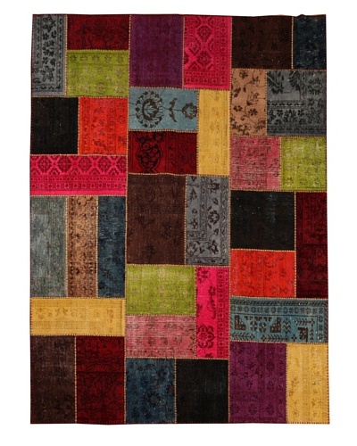 Azra Imports Overdyed Vintage Patchwork Rug [Multi]