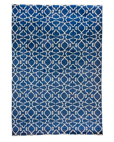 Azra Imports Vogue Rug, Blue/Ivory, 5' 5 x 7' 10