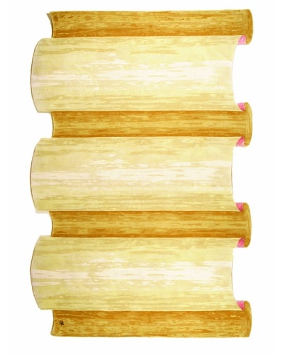 Ba Rhythm Rug, Cream/Gold Multi, 6' x 9'