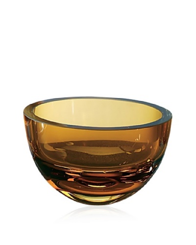 Badash Crystal Penelope 6 Bowl, Amber