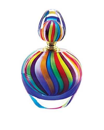 Badash Crystal Art Glass Rainbow 7 Perfume Bottle