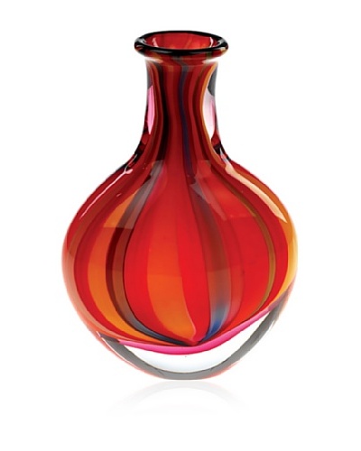 Badash Crystal Jazmin Art Glass Rainbow Vase