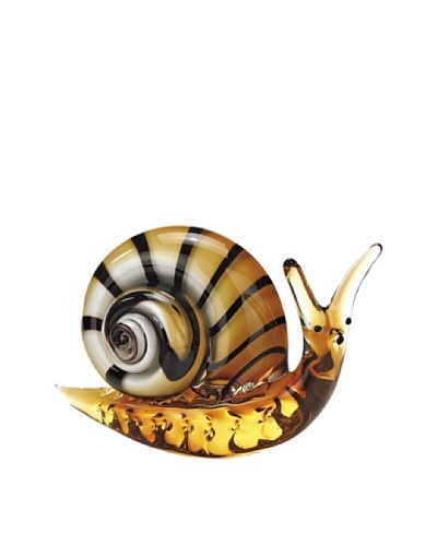 Badash Crystal Art Glass Snail