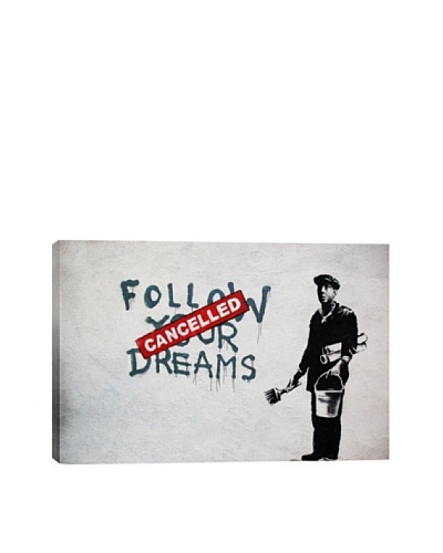 Banksy Dreams Cancelled Giclée Canvas Print