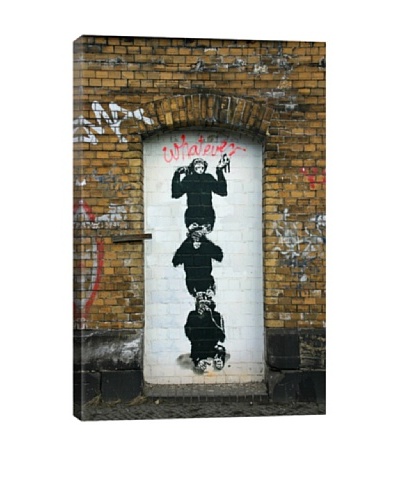 Banksy Monkey Business Ultrachrome Canvas Print