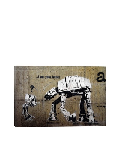 Banksy I Am Your Father, Giclée Canvas Print