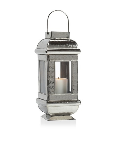 Barclay Butera Amanjena Candle Lantern, Silver