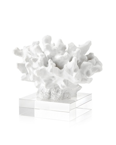 Barclay Butera Seaside Porties Coral Sculpture [White/Clear]