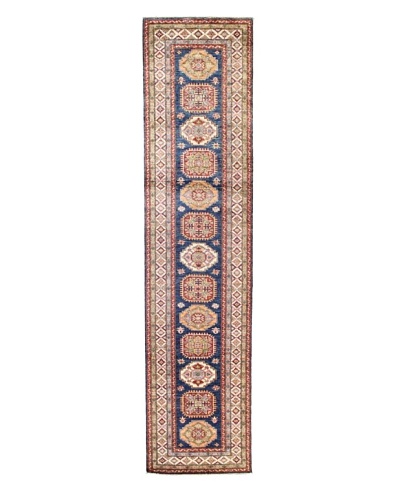 Bashian Fine Kazak Rug, Dark Blue, 2' 7 x 11' 4 Runner