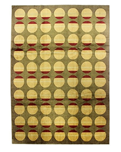 Bashian Ashok Rug, Moss, 8' 7 x 11' 9