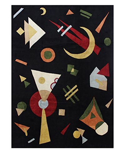 Bashian Ashok Rug, Black, 8' 8 x 11' 7