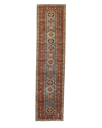 Bashian Fine Kazak Rug, Light Blue, 2' 5 x 10' Runner