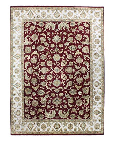 Bashian Rugs Fine Agra With Silk Rug, Red, 9' x 12' 2