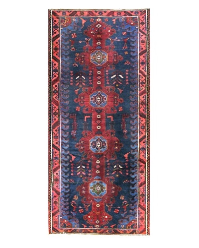 Bashian Hamadan Rug, Dark Blue, 5′ 2″ x 12′ 7″