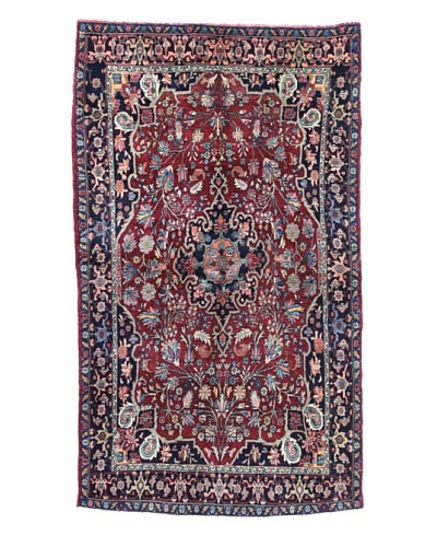 Bashian Bijar Rug, Red, 4′ x 7′