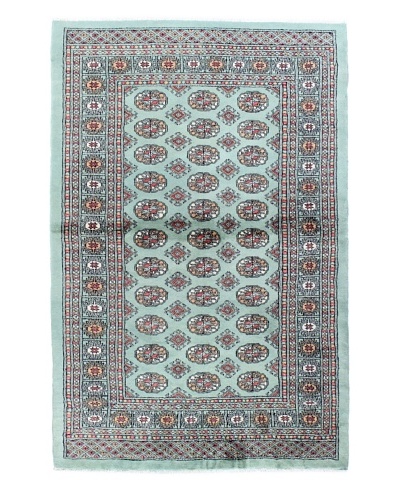 Bashian Royal Bukara Rug, Light Green, 4' x 6' 1