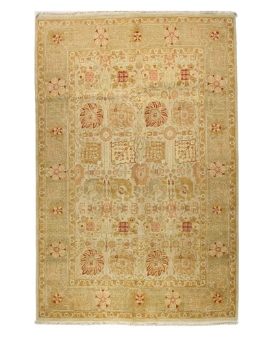 Bashian Ottoman Rug, Ivory, 6′ x 9′ 1″