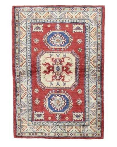 Bashian Pak Kazak Rug, Red, 4' x 5' 10