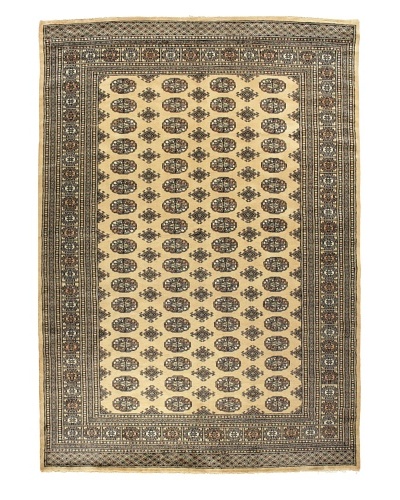 Bashian Royal Bukara Rug, Beige, 6′ x 8′ 8″