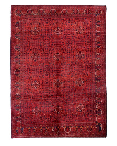 Bashian Fine Beshir Rug, Red, 6′ 6″ x 9″