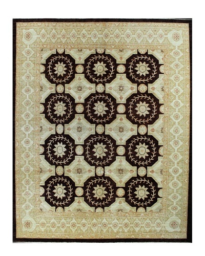 Bashian Mansehra Rug, Chocolate, 7′ 4″ x 9′ 3″