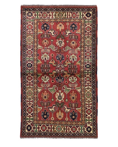 Bashian Tekke Rug, Rust, 3′ 7″ x 6′ 2″