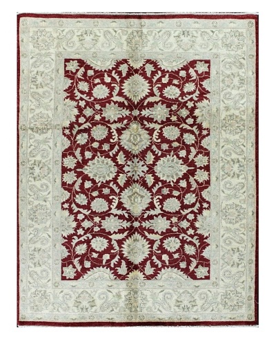 Bashian Mansehra Rug, Red, 5′ 1″ x 6′ 9″