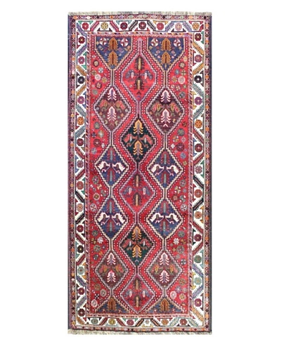 Bashian Kashkayi Rug, Rust, 4′ 5″ x 10′ 1″