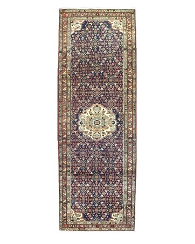 Bashian Ferreghan Rug, Dark Blue, 3′ 9″ x 10′ 10″ Runner